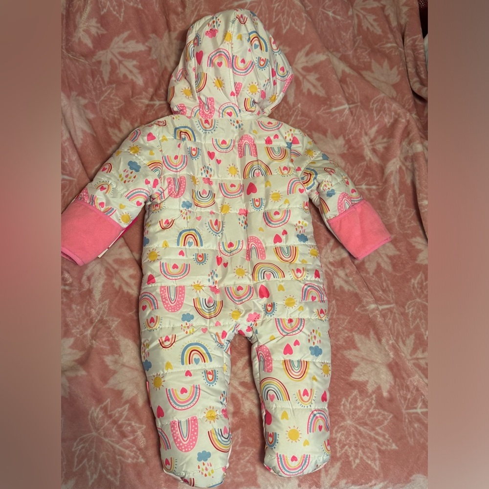 Colorful Kids One Piece Snowsuit - Picture 2 of 5